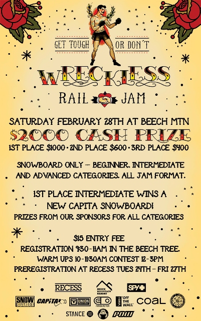 wRECklESS Rail Jam Returns!