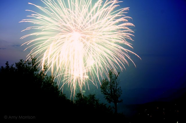 Fireworks at Beech Mountain, NC