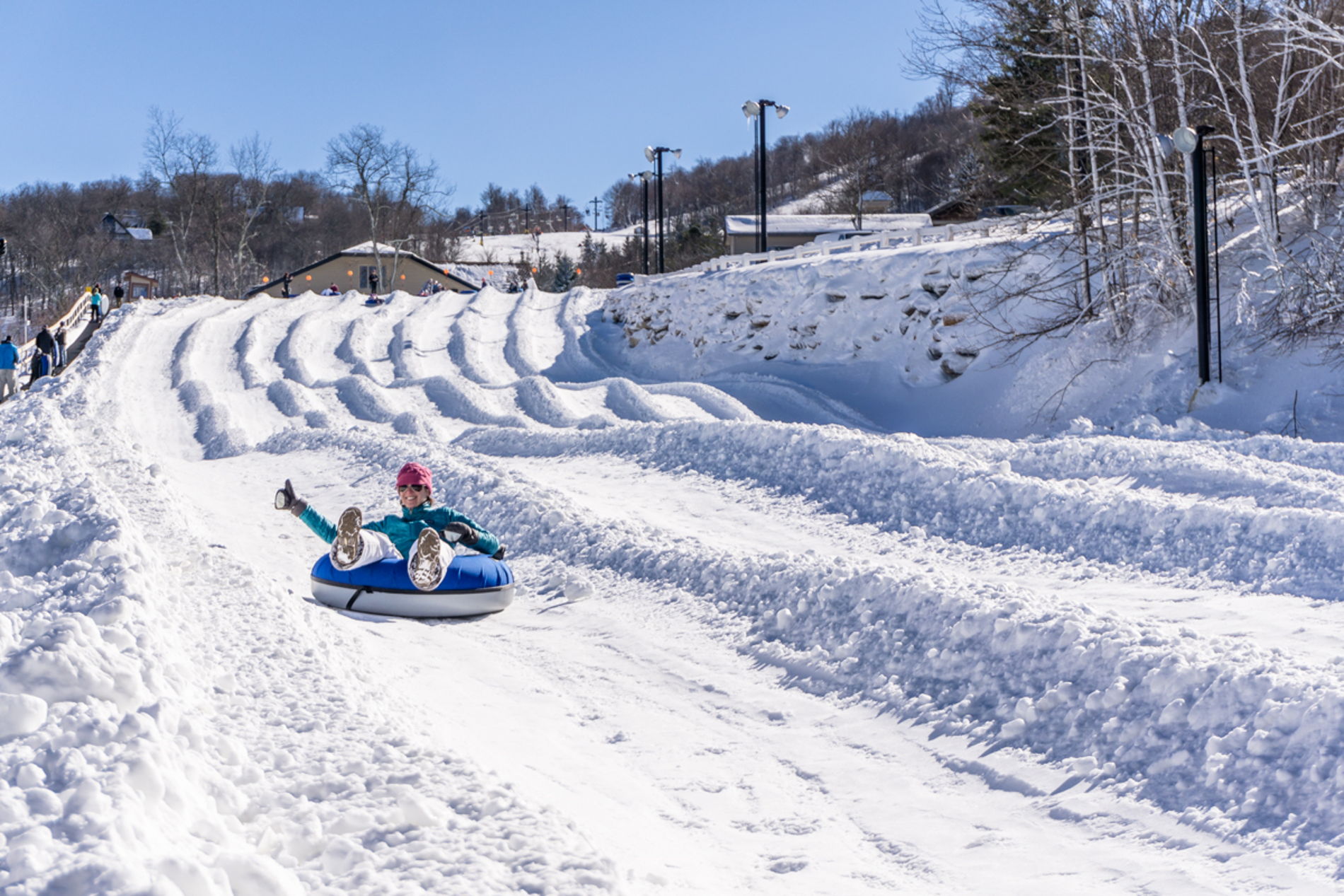Tubing at Beech Mountain resort
