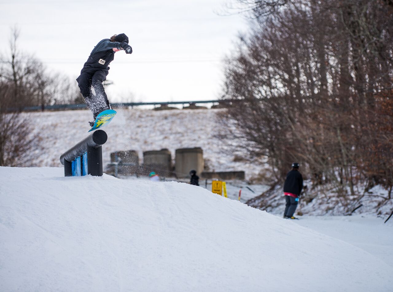 Freestyle Beech Terrain Park Skiers & Snowboarders