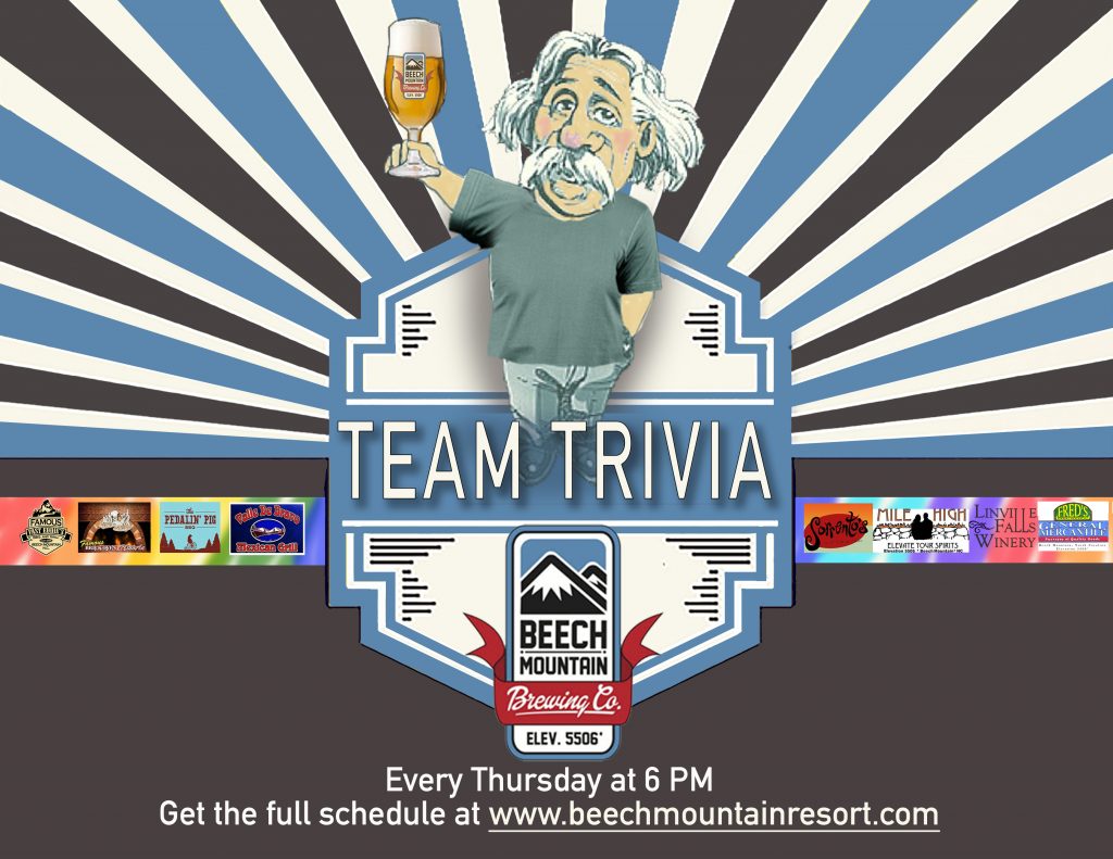 Summer Team Trivia Series @ Beech Mnt. Brewing Co.