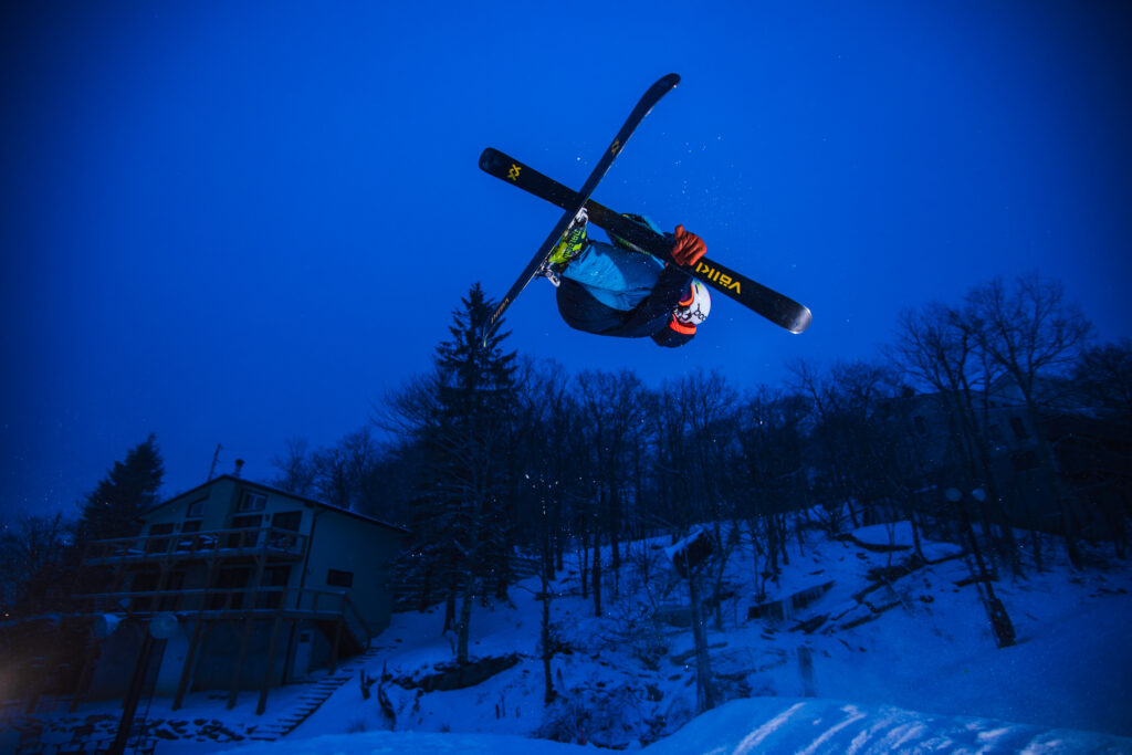 Freestyle Beech Terrain Park Skiers & Snowboarders