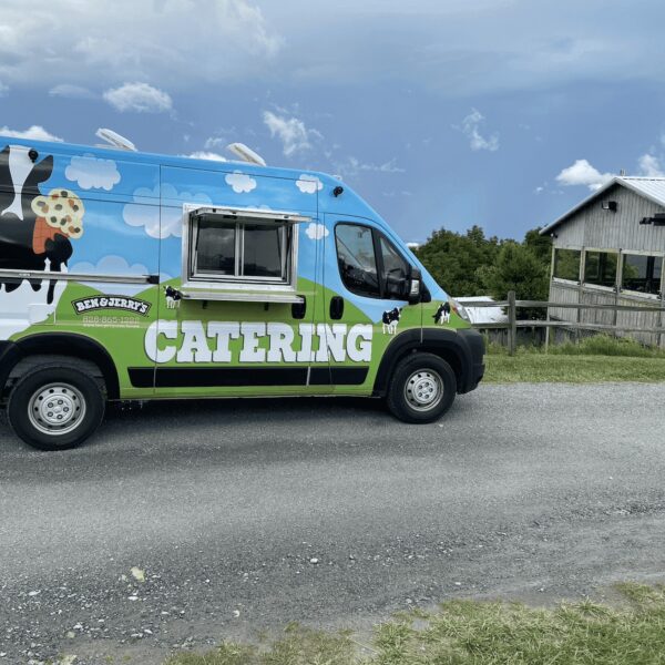 Picture of Ben and Jerry's catering van