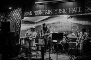 Music in the Village with Preston Benfield Band - An atmospheric outdoor concert at Beech Mountain Resort.