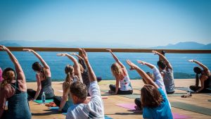 yoga @ highest bar and restaurant in the High Country